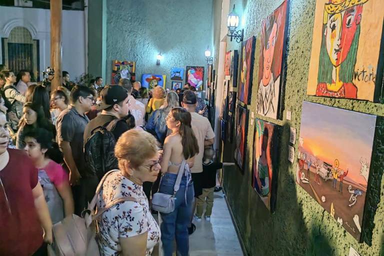 Inauguran estudiantes de la Casa de Cultura Zapatistas la exposición ‘Pablo Picasso’