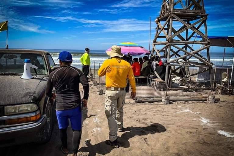 Hombre sufre descarga en playa El Tambor al conectar planta eléctrica