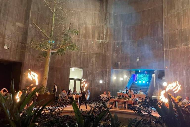 Aún sin inaugurar, usan el Gran Acuario Mazatlán para fiesta de funcionario