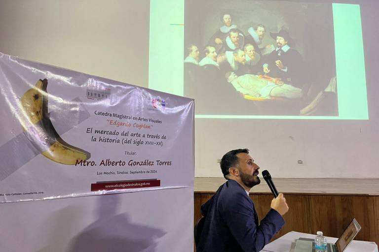 Alberto González Torres inicia cátedra de arte en Los Mochis