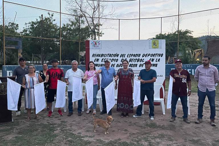 Arranca reparación de áreas deportivas en Ojo de Agua de Osuna