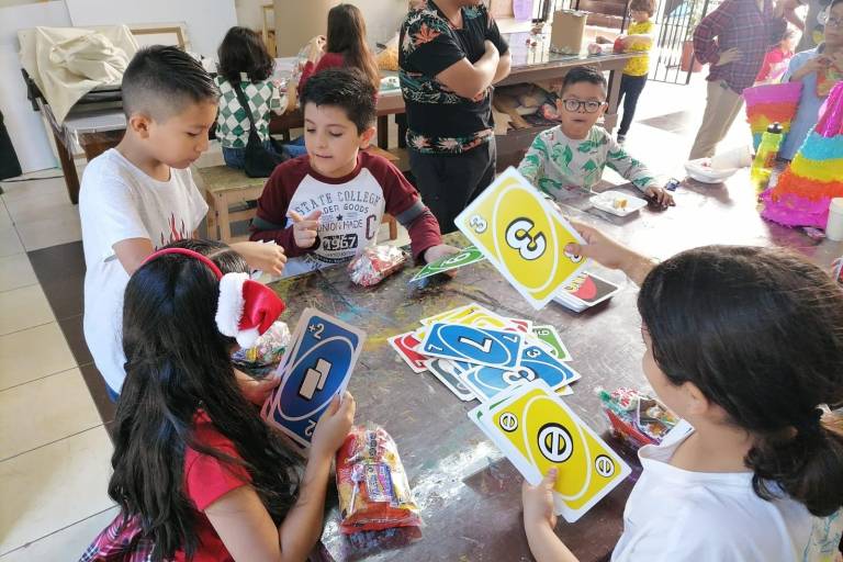 Niños que estudian en el CMA despiden el 2023 con alegre posada