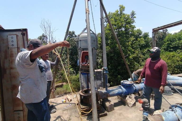 Resuelven problema de abasto de agua en la zona del valle, en Escuinapa