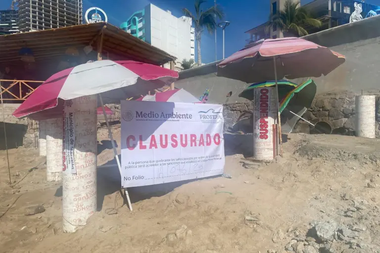 La obra quedó clausurada de manera inmediata debido que no estuvo autorizada en ningún momento, ni tampoco tiene los estudios necesarios.