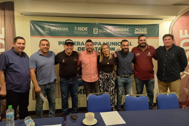 Anuncian en Culiacán Primera Copa Municipal de Natación Curso Corto Imdec