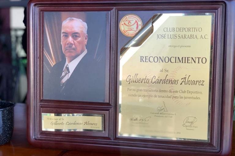 Gilberto Cárdenas Álvarez, una vida dedicada a la familia y al beisbol