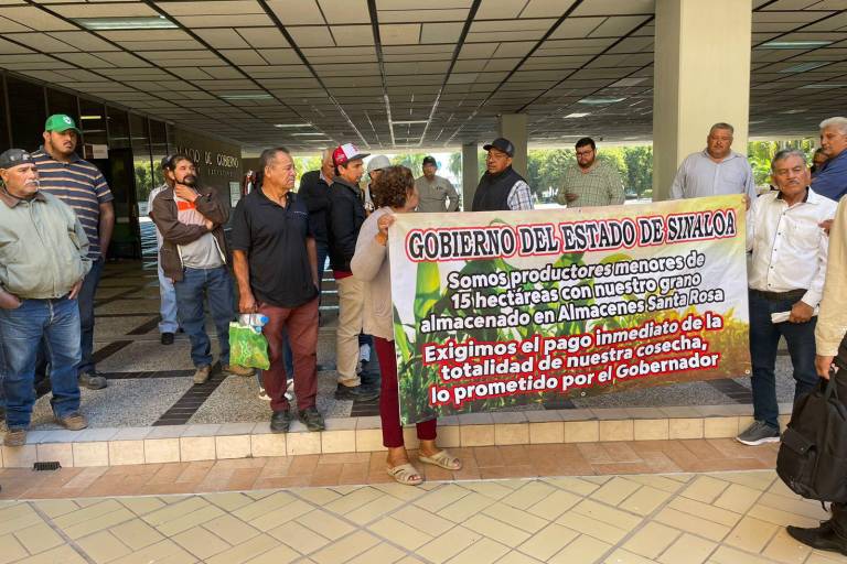 Productores de maíz vuelven a manifestarse en Palacio de Gobierno por falta de pago