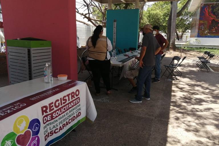 Transcurre con tranquilidad registro para la Pensión de Bienestar para discapacitados