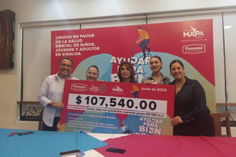 Entrega Grupo Panamá donativo a la Fundación Mapa