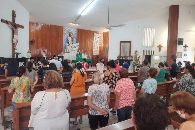 Familia de Mario Eduardo, joven desaparecido en Mazatlán, pide en misa por su regreso