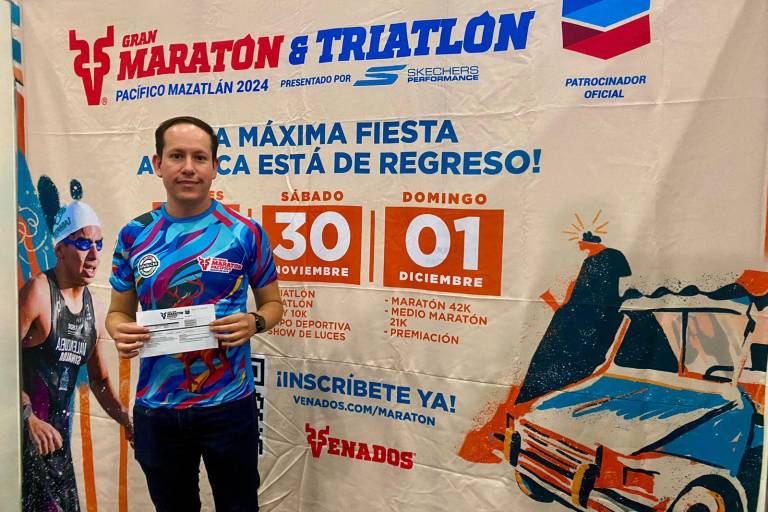 Corredores de todo el país confirman su asistencia al Gran Maratón y Triatlón Chevron Mazatlán 2024