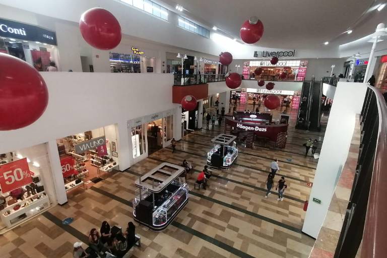 Disminuye movilidad en Plaza Forum Culiacán, tras el aumento de casos de Covid-19