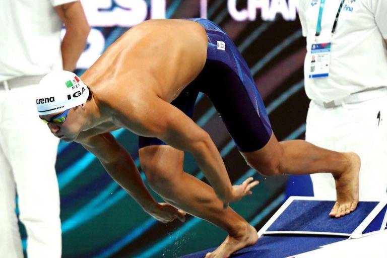 Jorge Iga no logra avanzar en la natación de París 2024