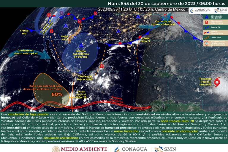 Sinaloa, entre los estados con las mayores temperaturas para este sábado
