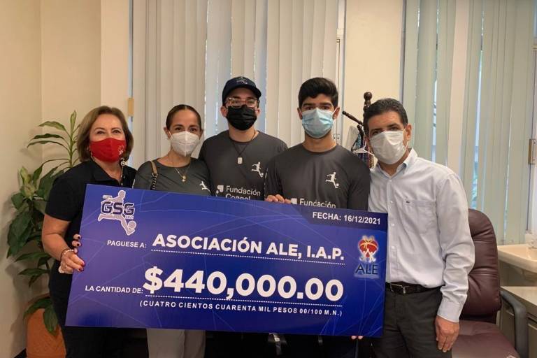 Entrega Copa GSG donativo