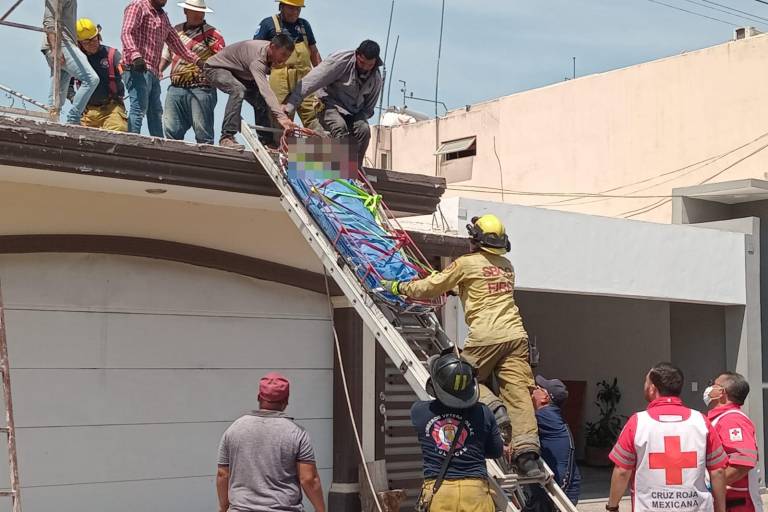 Se lesiona trabajador al tocar cables de alta tensión en Culiacán
