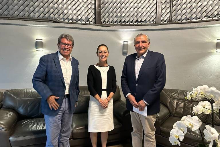 Sheinbaum nombra a Adán Augusto y a Monreal coordinadores de campaña para 2024