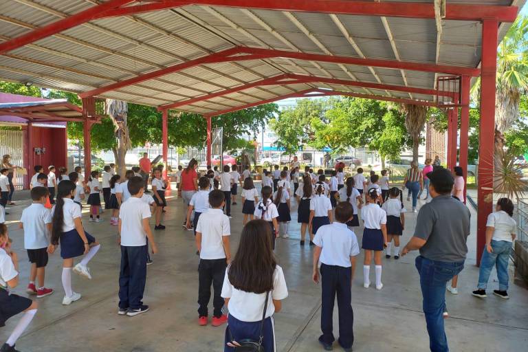 Activan a niños de la Escuela Primaria Bertha Limón Salazar, en Culiacán