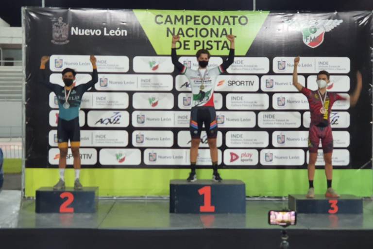 Mazatleco Enciso conquista la plata en Nacional de Ciclismo de Pista