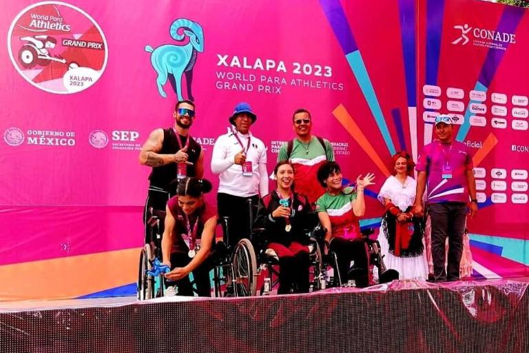 Sinaloenses ganan oro en Grand Prix Mundial de Paratletismo