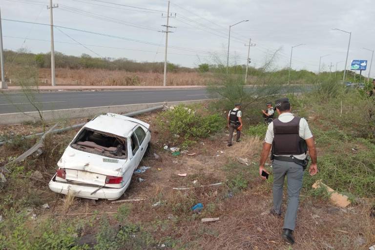 Conductor resulta lesionado en La Costerita, en Culiacán