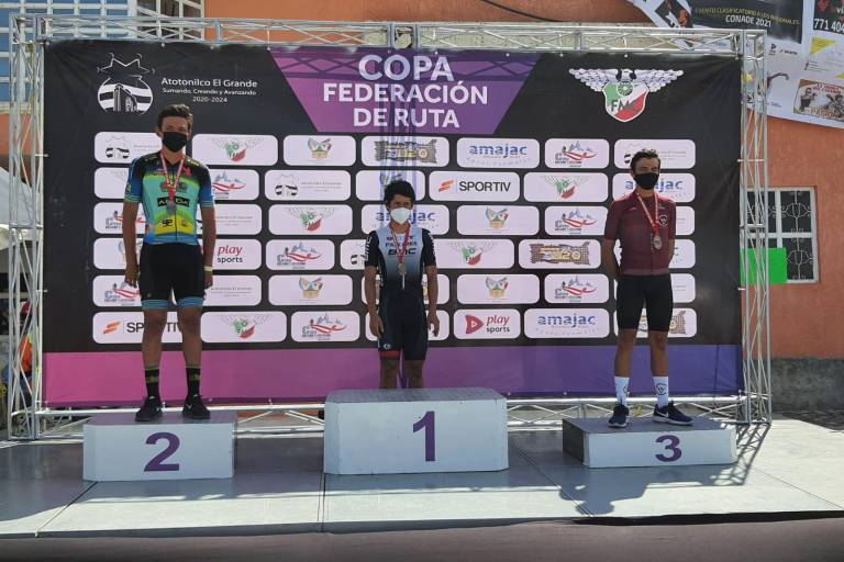 Consigue Alejandro Velarde tercer lugar en Copa Federación de Ciclismo de Ruta