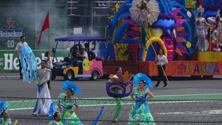 Alegra el Carnaval de Mazatlán al Gran Premio de México con su música y colorido