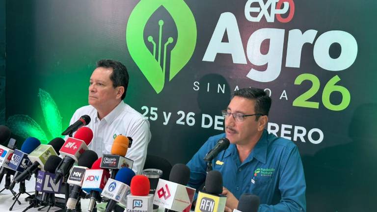 Conferencia de prensa para dar detalles de la edición 2026 de la Expo Agro Sinaloa.