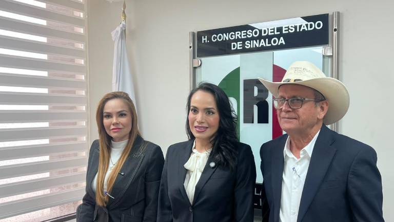 La Diputada local por el PRI, Irma Moreno Ovalles, al centro, urge a las autoridades a solucionar demandas del sector agrícola.