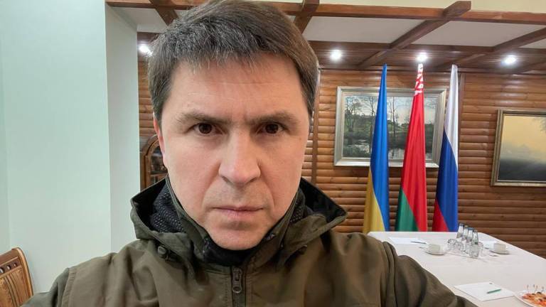 Mykhailo Mykhailovych Podolyak, asesor del Jefe de la Oficina del Presidente de Ucrania, Volodymyr Zelensky.