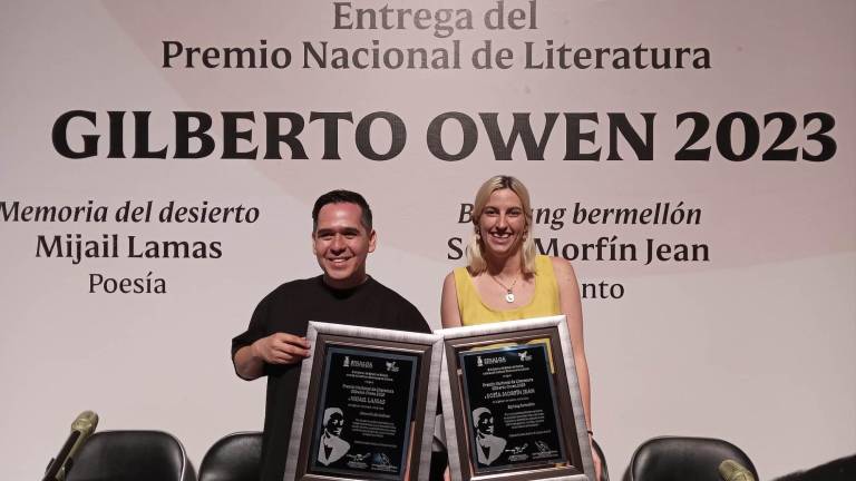 Mijail Lamas y Sofía Morfín, ganadores del Premio Owen.
