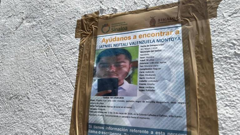 La familia criticó además la lentitud en las investigaciones y aseguró que no han recibido acompañamiento directo de la Comisión de Búsqueda.