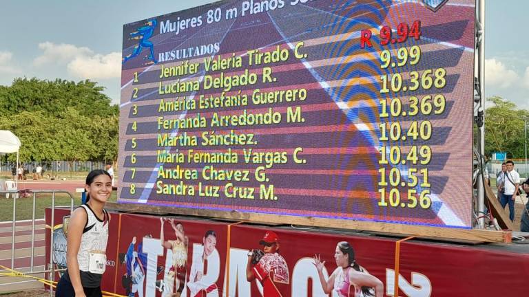 Jennifer Tirado Chavarín hace historia al romper récord en los Nacionales Conade