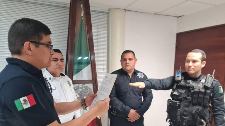 Nombramiento del nuevo subdirector operativo de la Policía Municipal de Culiacán.