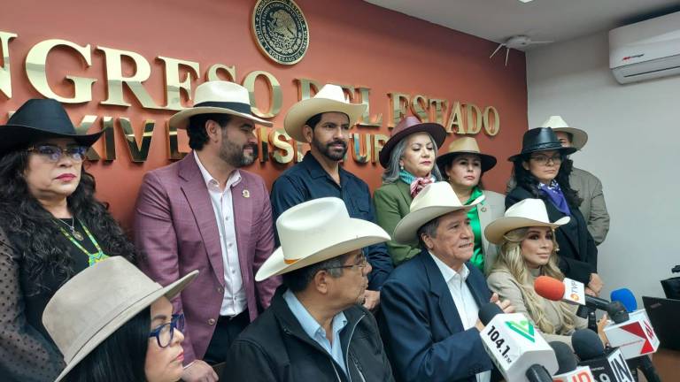 Diputados locales por Morena en Sinaloa manifiestan el apoyo al Presidente de Perú, Pedro Castillo.