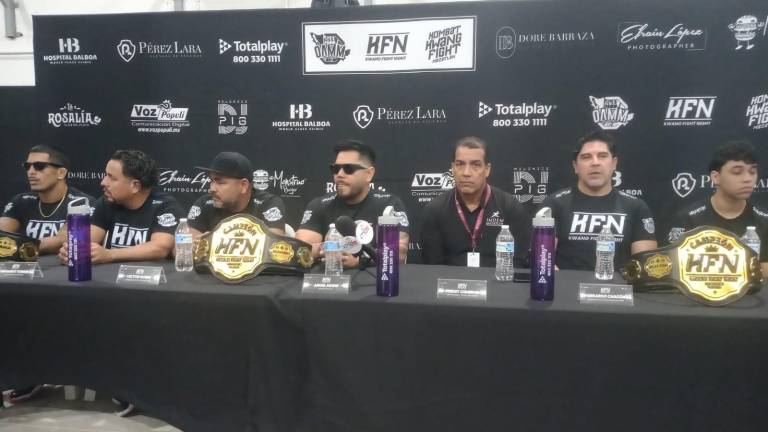 Los pormenores del Kombat Kwang Fight Mazatlán 2026 fueron dados a conocer en conferencia de prensa.