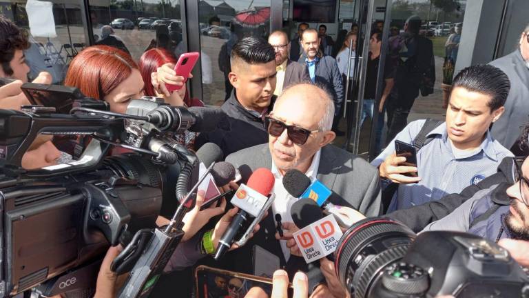 Luis Guillermo Benítez Torres, ex Alcalde de Mazatlán, se presentó este miércoles a audiencia en Culiacán.