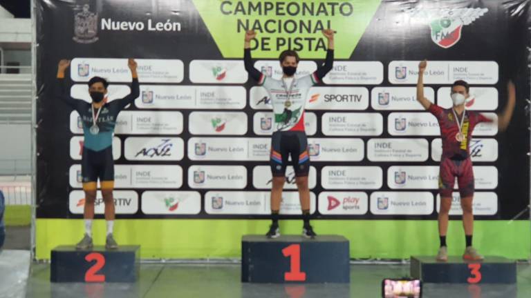 Mazatleco Enciso conquista la plata en Nacional de Ciclismo de Pista