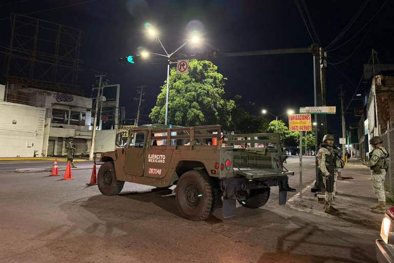 Fuerte despliegue del Ejército y Guardia Nacional por robo de vehículo en Culiacán