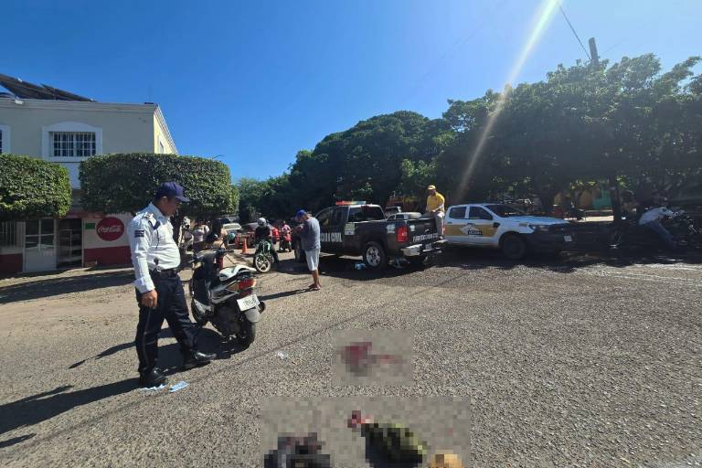 Choque entre motocicletas deja herida a una persona de la tercera edad, en Rosario