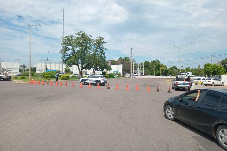 Cierre temporal del bulevar José Limón por trabajos de JAPAC en Culiacán