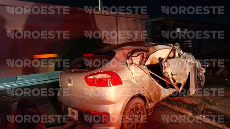 El accidente se reportó en el crucero de la avenida Paseo del Atlántico.