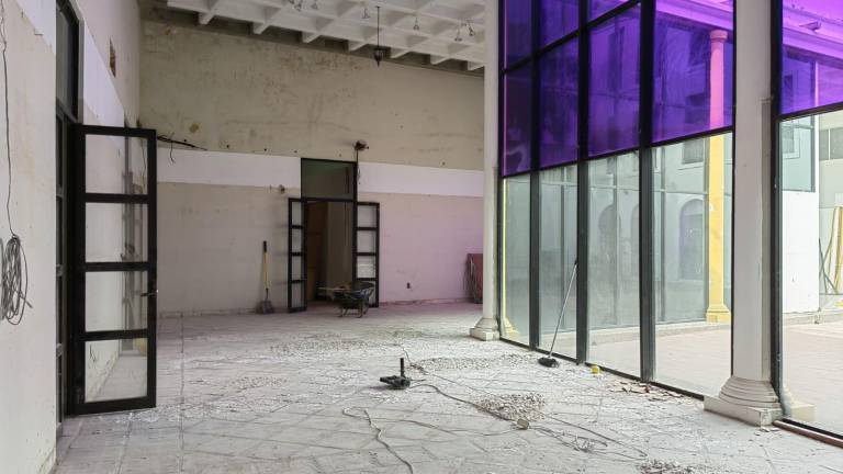 Las galerías del Museo de Arte de Mazatlán iniciaron trabajos de remodelación.