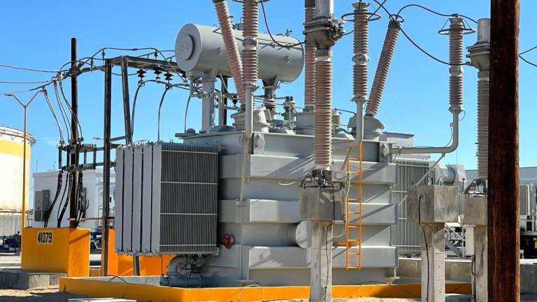 Subestación eléctrica de la CFE en Baja California Sur