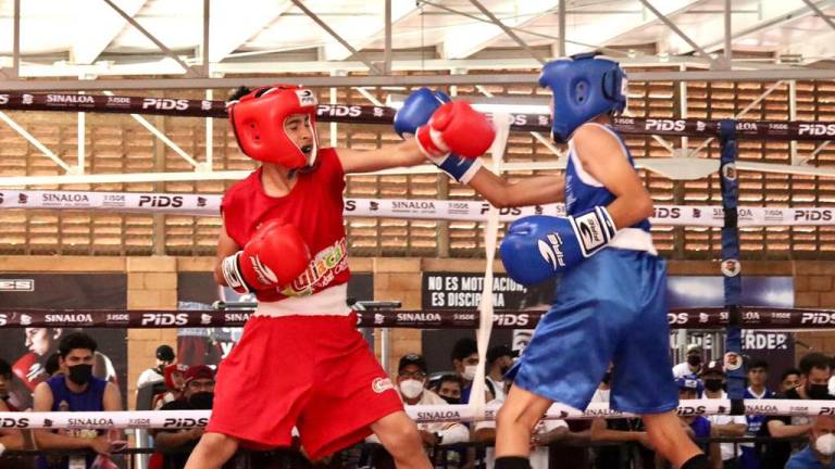 Ahome se lleva la jornada preliminar del boxeo en Estatal de los Juegos Conade