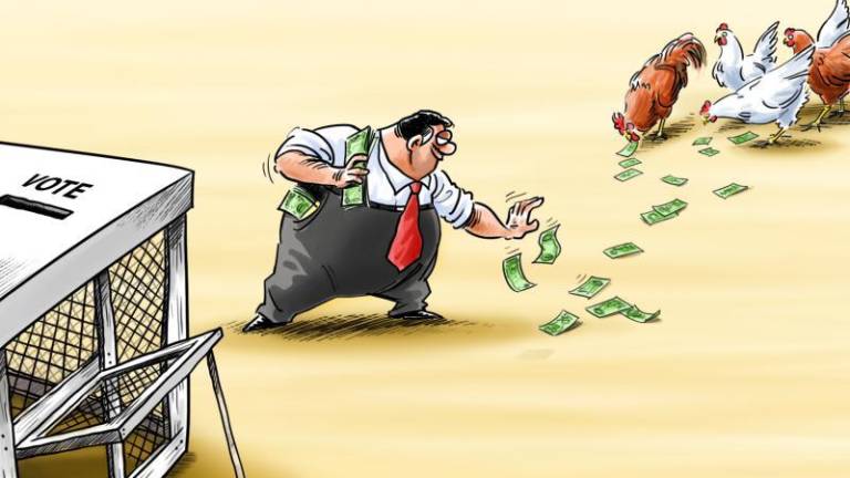 Manipulación ‘Money in politics’ Caricatura