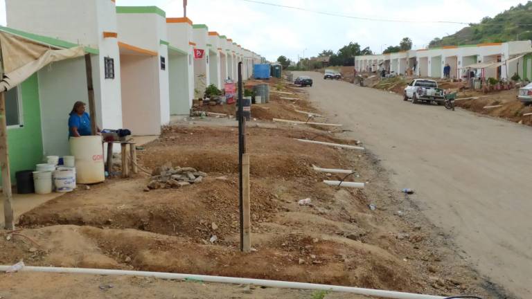 El nuevo Fraccionamiento CVive, en la ciudad de Mazatlán, viven personas desplazadas por la violencia en el sur de Sinaloa.