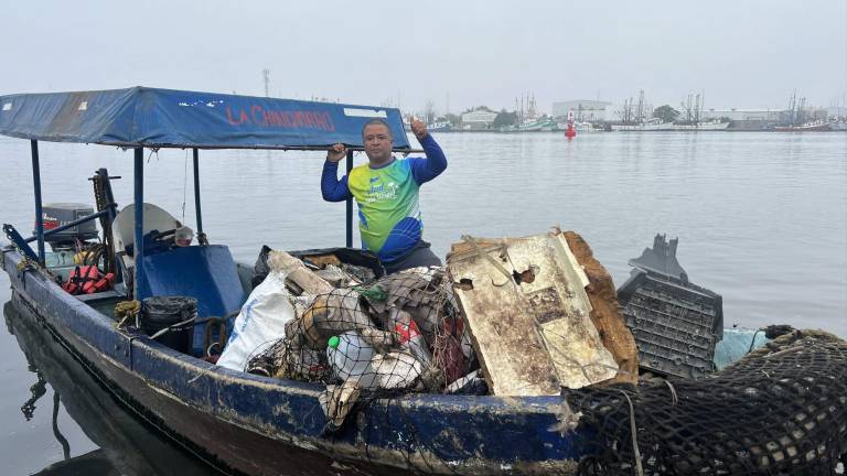 Recolección de todo tipo de desechos de “Isla Basura”.
