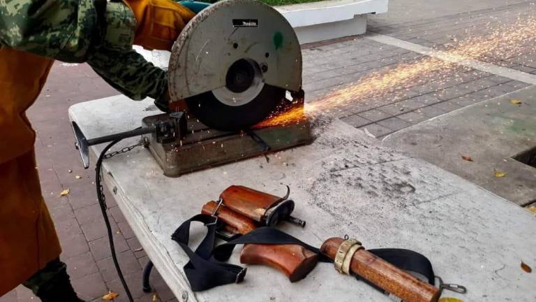 Termina con 24 armas canjeadas desarme voluntario en Escuinapa
