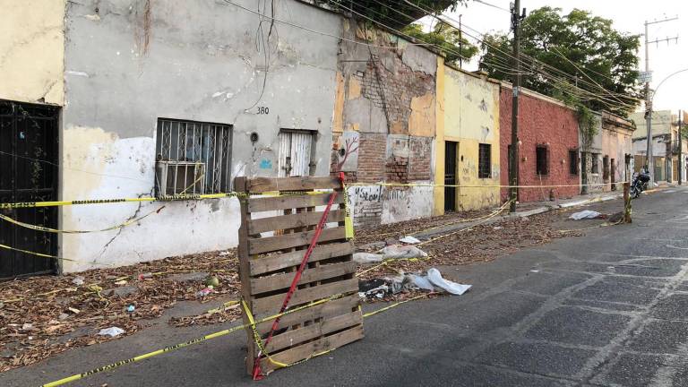 Viviendas a punto de derrumbe en el Centro de Culiacán siguen sin atenderse